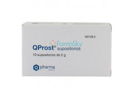 Imagen del producto Qprost 10 supositorios